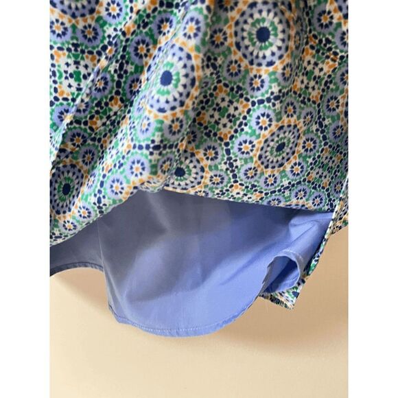 J Crew Factory Womens Fully Lined Summer Casual Slip Dress with pockets Green Pu - Picture 2 of 8